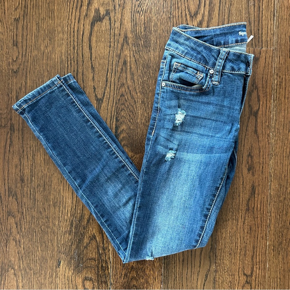 Special A Jeans | Cigarette Skinny Distressed Denim | Size 0